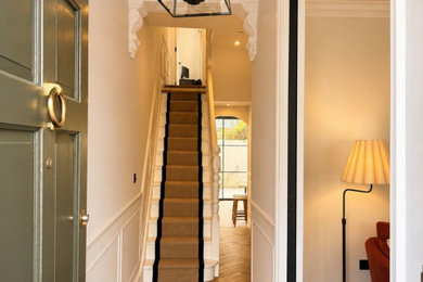Entryway - victorian entryway idea in London