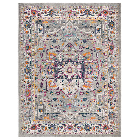 Safavieh Evoke Collection EVK275 Rug, Gray, 9'x12'