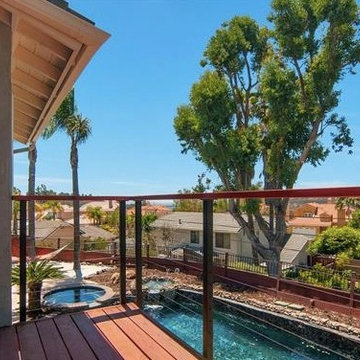 Poolside Deck Cable Railing