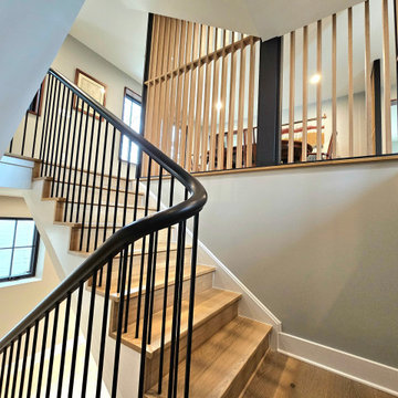 Project #115 | Staircase with Continuous Rail System Without Newels