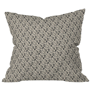 Deny Designs Cori Dantini Black Diamond Outdoor Throw Pillow