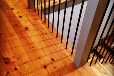 Inspiration for a craftsman staircase remodel in Other