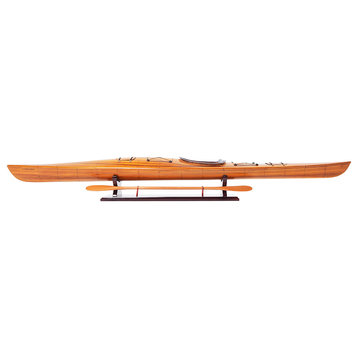 Kayak Wooden Handcrafted boat model