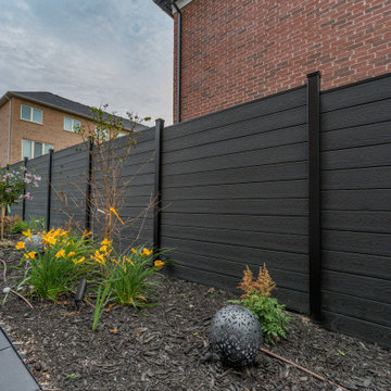 Backyard Transformation | Cabana, Outdoor Kitchen & Privacy Fence
