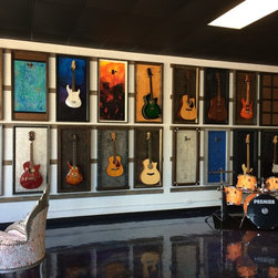 Guitar Display Cases / Shadow Boxes - Artwork