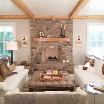Indianapolis Modern Farmhouse Formal Living Room