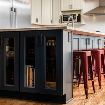 Two-Tone Kitchen Remodel Done With New Cabinets