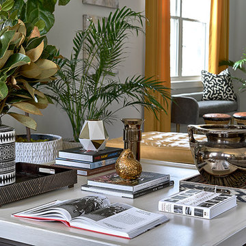 Gray Family Room in Lincoln Park, IL