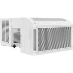 GE - GE Profile AHTT06BC Smart Window Air Conditioner 6000 BTU, 250 Sq. Ft., Remote - Volts: 120 Volts Amps: 15 Amps Frequency: 60 Hz. Plug Type: 5-15P Programmable Timer: Yes. Cooling Area: 250 sq. ft. Wi-Fi: Yes Smart Appliance: Yes