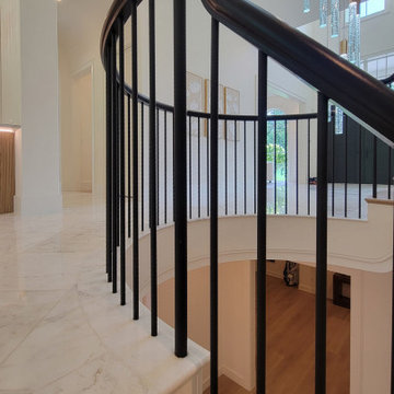 Project #158 | Contemporary Curved Staircase