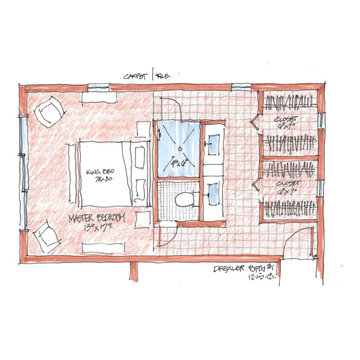 Master Bedroom concept sketch