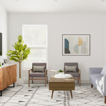 Brittany's Living Room 3D Render