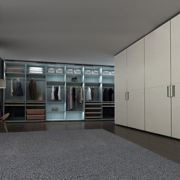 Manual Storage Sliding Door Closet