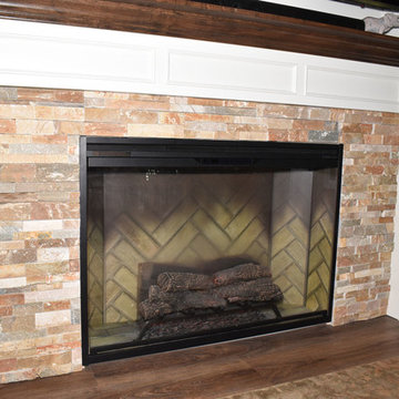 Fireplace Surround and Entertainment Center