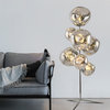 Freiburg | Creative Acrylic Lava Stone LED Floor Lamp, Silver, H72.8"
