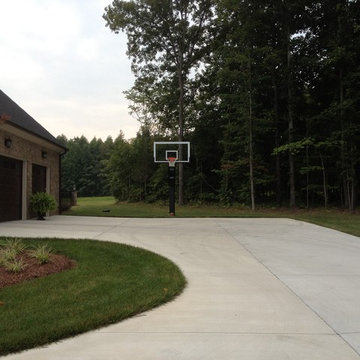 Franklin M's Pro Dunk Diamond Basketball System on a 38x38 in Roxboro, NC
