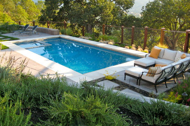 Example of a trendy pool design in San Francisco