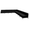 HERCULES Imagination Series Black LeatherSoft Sectional Configuration
