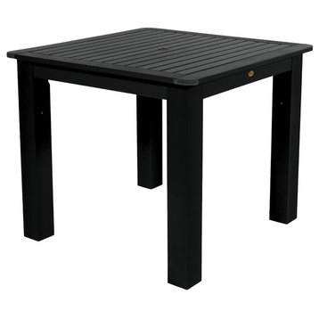 Square Counter-Height Dining Table, Black