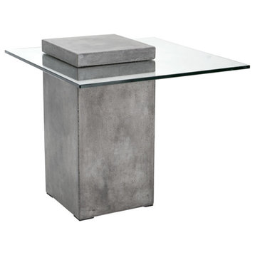 Grange End Table, Anthracite Grey