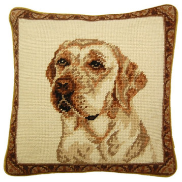 Yellow Lab Gross Point Pillow