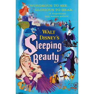24x36 Sleeping Beauty One Sheet Poster, Premium Unframed