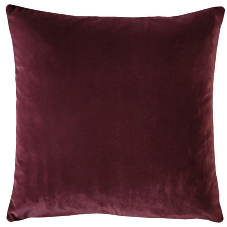 Castello Velvet Throw Pillows, Complete Pillow with Insert (18 Colors, 3 Sizes)