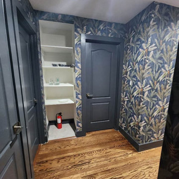 Hallway wallpaper installation Aurora, CO