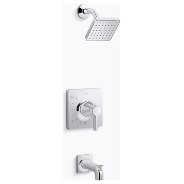 Kohler Venza Tub and Shower Trim Package With 1.75 GPM Shower Head