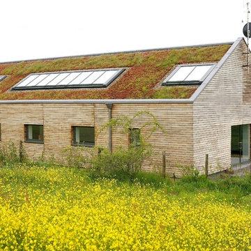 Purpose-built eco-friendly swimming pool building