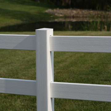 Vinyl Post and Rail
