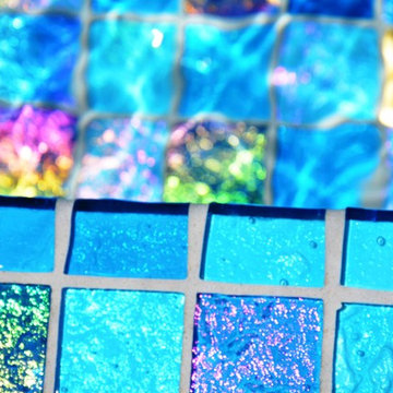 All Glass Tile Pool, Laguna Beach,CA