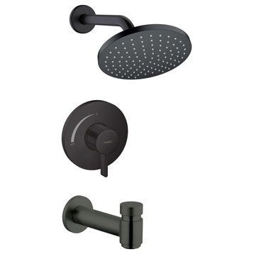 Hansgrohe 04955 Vernis Blend Tub and Shower Trim Package - Matte Black