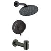 Hansgrohe 04955 Vernis Blend Tub and Shower Trim Package - Matte Black