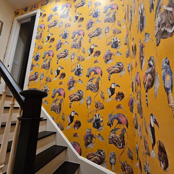 Wallpaper installation Staircase in San Rafael