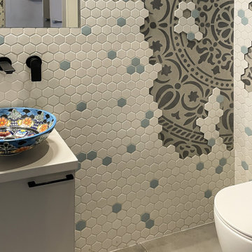 Bathroom with a Mexican Vessel Sink