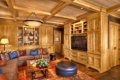 Inspiration for a country family room in San Francisco.