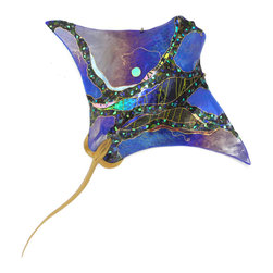 Glass Eagle Ray - Wall Sculptures
