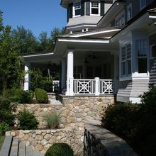 porch and railings