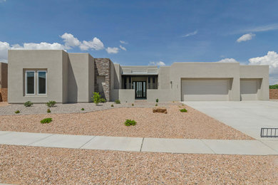 Trendy exterior home photo in Albuquerque