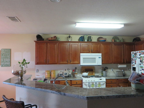 to replace kitchen fluorescent light 