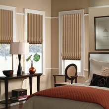 stripe roman shade