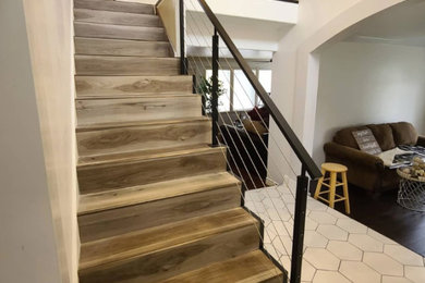 Inspiration for a staircase remodel in Salt Lake City
