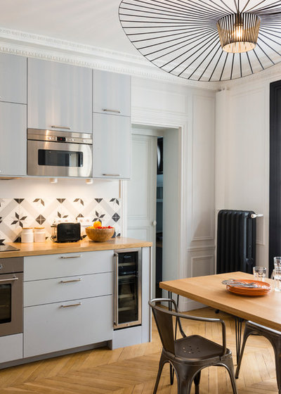 Où placer le micro ondes ? Colonne cuisine suspendu