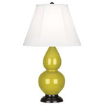 Robert Abbey - Robert Abbey CI11 Small Double Gourd - One Light Table Lamp - Shade Included: TRUE  Cord Color: BlackSmall Double Gourd One Light Table Lamp Citron/Deep Patina Bronze *UL Approved: YES *Energy Star Qualified: n/a  *ADA Certified: n/a  *Number of Lights: Lamp: 1-*Wattage:150w A bulb(s) *Bulb Included:No *Bulb Type:A *Finish Type:Citron/Deep Patina Bronze