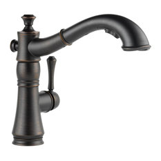 50 Most Por Black Kitchen Faucets For 2018 Houzz Delta Faucet Cidy Single Handle Pull Out Kitchen Venetian Bronze
