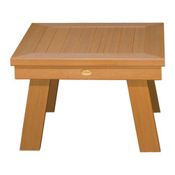 Highwood - Adirondack Outdoor Side Table, Toffee - Outdoor Side Tables
