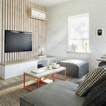 Nội thất căn hộ Penthouse phong cách Scandinavian