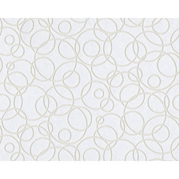 Graphics Modern Textured Wallpaper Featuring Overlapping Circles, 965813