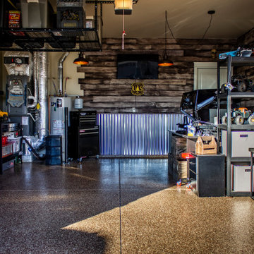 Truck & Motorcycle Enthusiast Garage